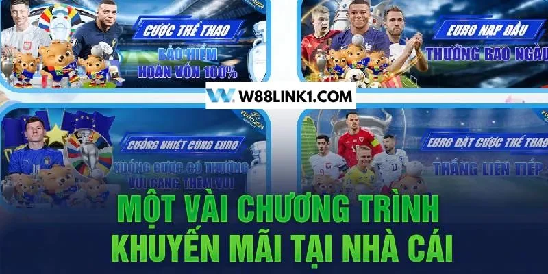 Kho khuyến mãi đỉnh nóc chỉ có tại nhà cái W88.